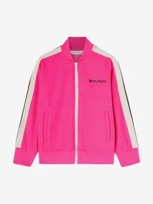 Girls Logo Track Jacket in Pink