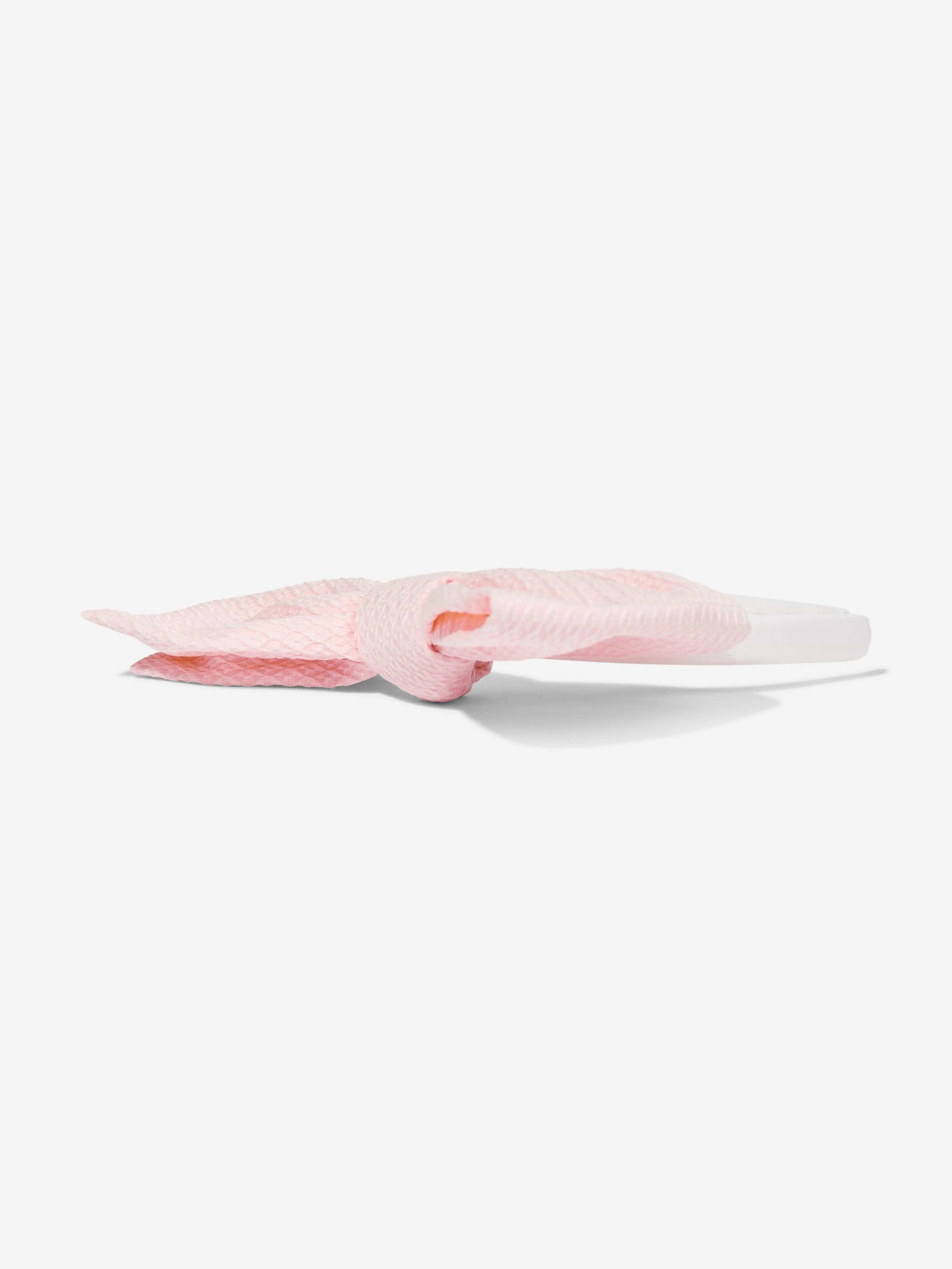 Girls Origami Dotty Jacquard Bow Headband in Pink