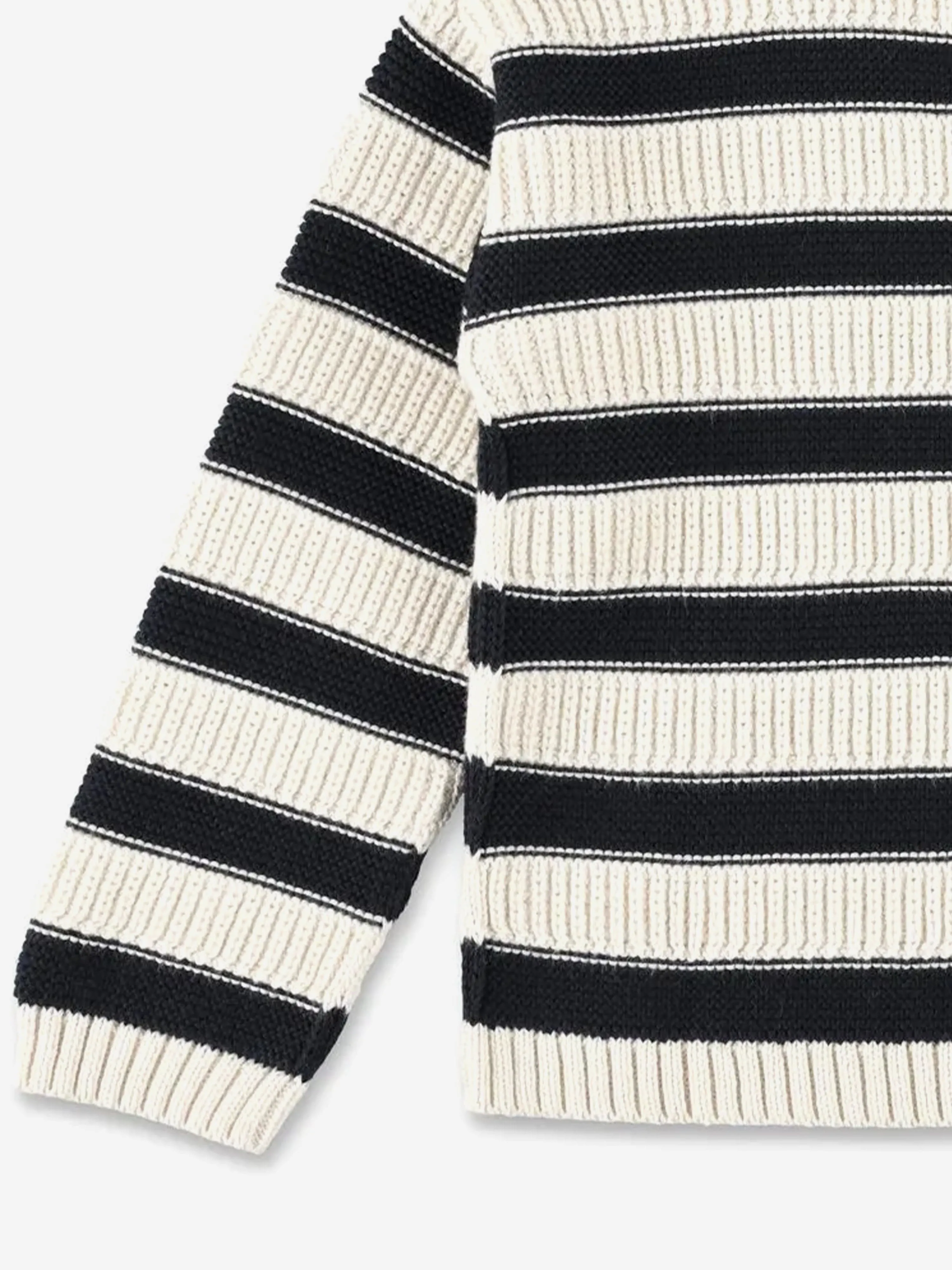 Girls Striped Ereni Jumper in Navy