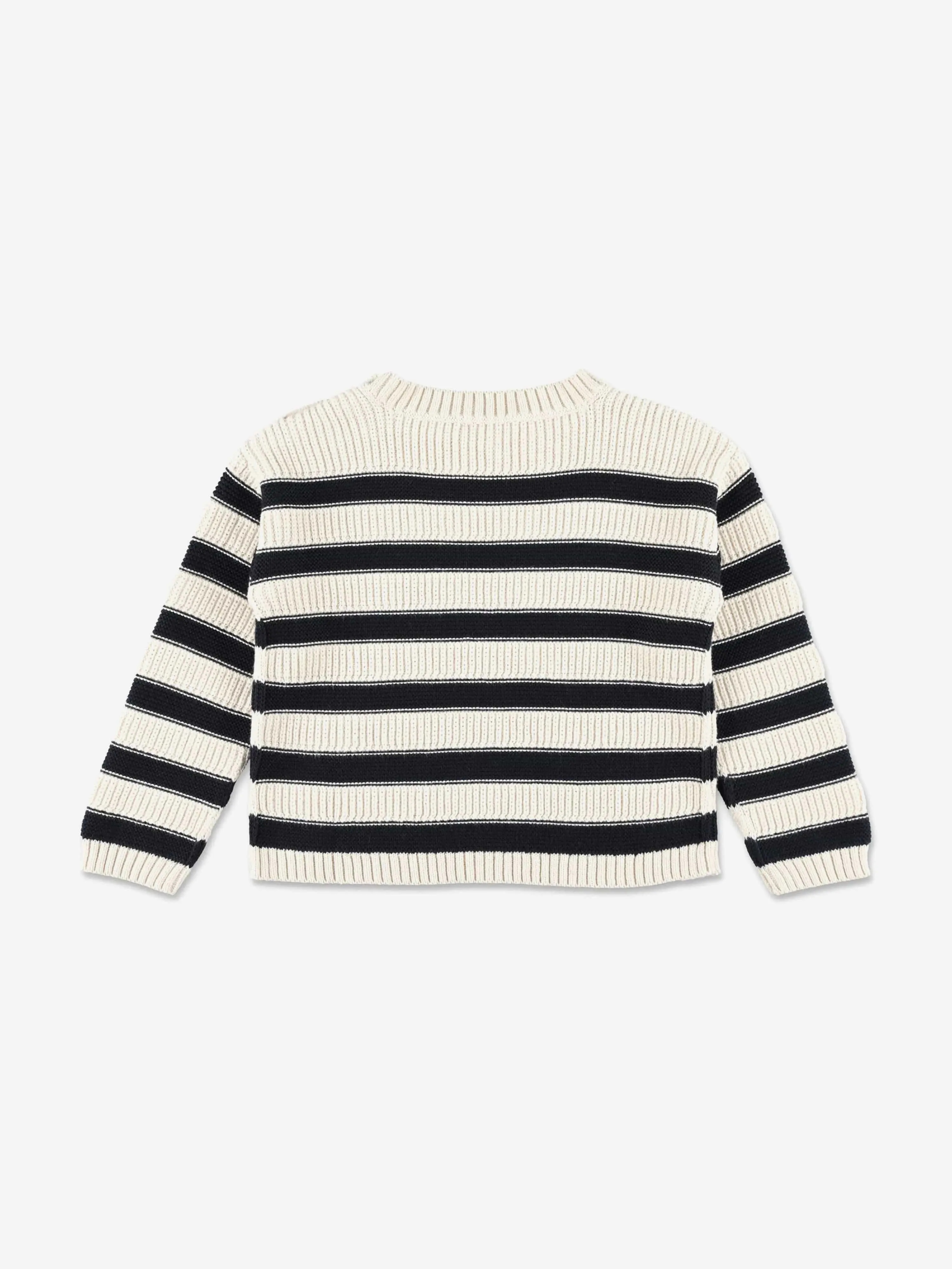 Girls Striped Ereni Jumper in Navy