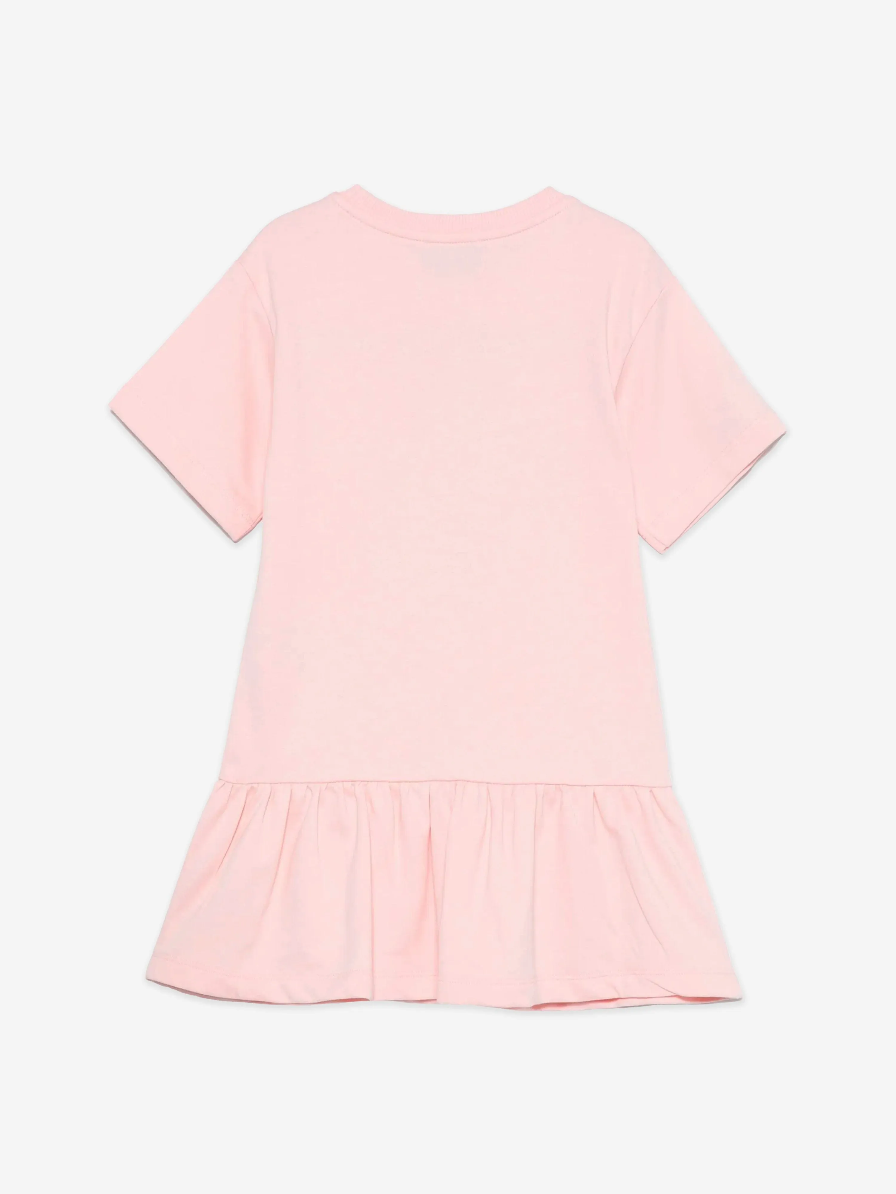 Girls Teddy Bear Logo Dress in Pink