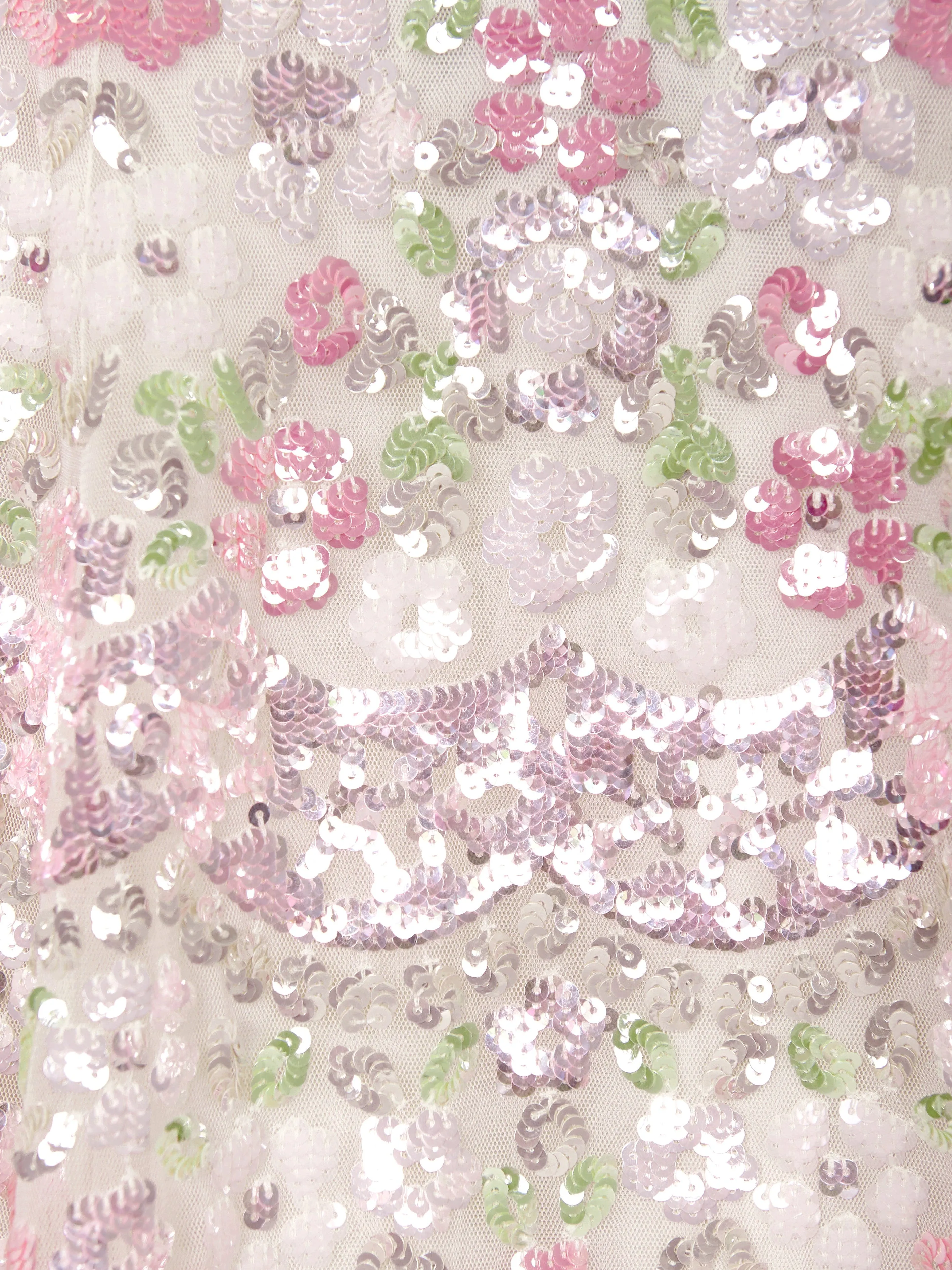 Girls Tulle Garden Delight Dress in Pink