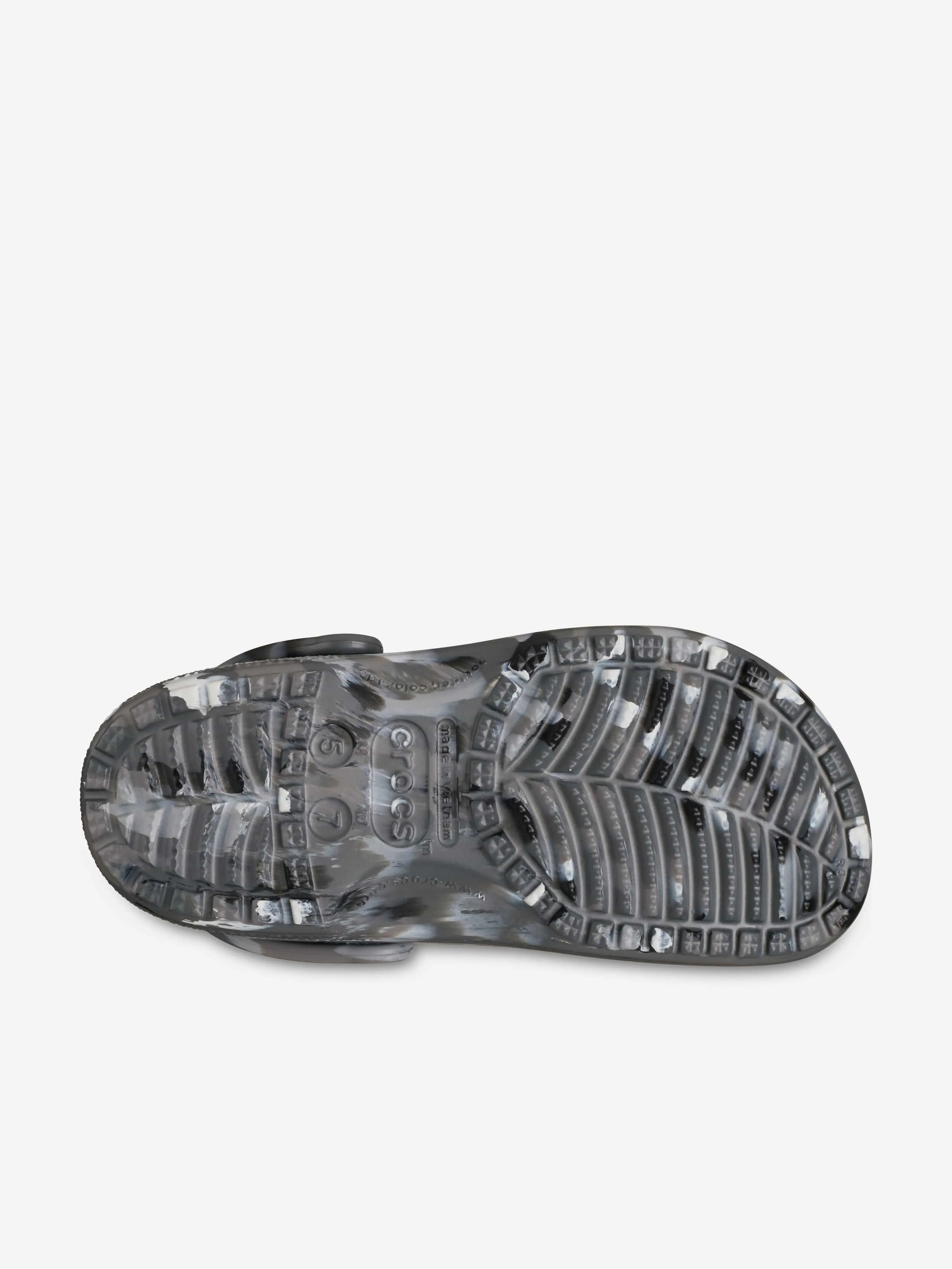 Kids Classic Marbled Clog in Green