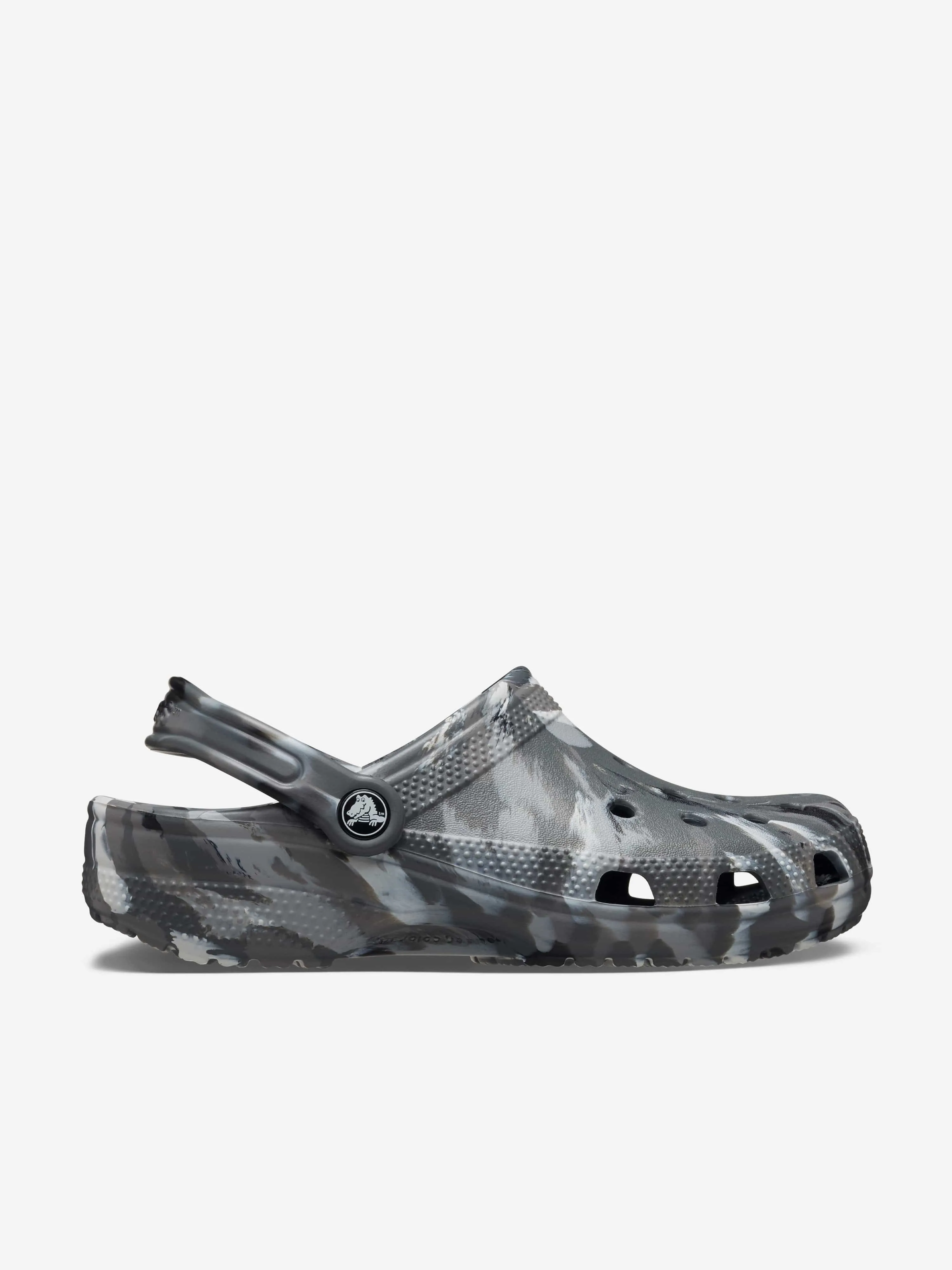 Kids Classic Marbled Clog in Green