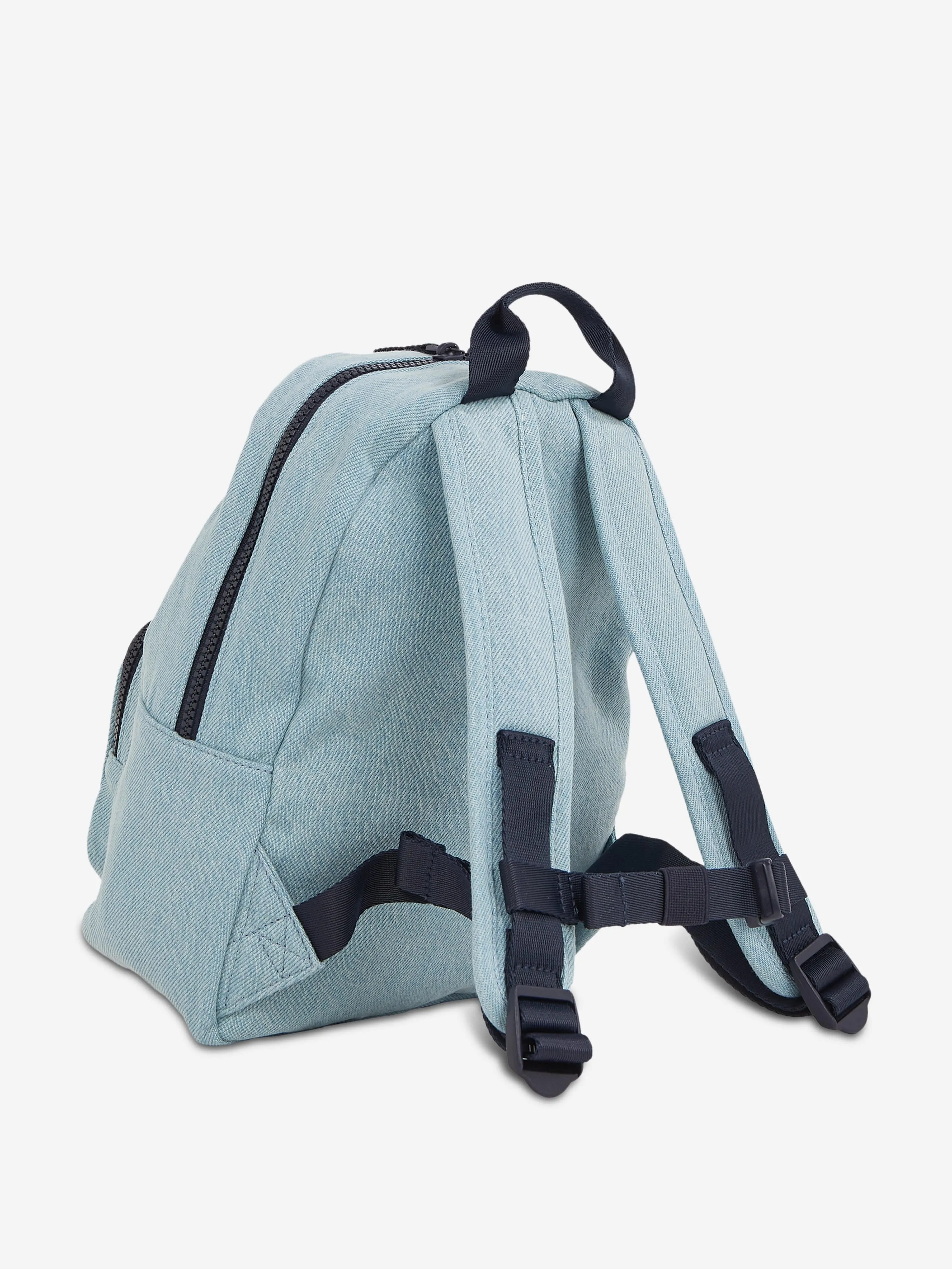 Kids Essential Mini Denim Backpack in Blue (29cm)