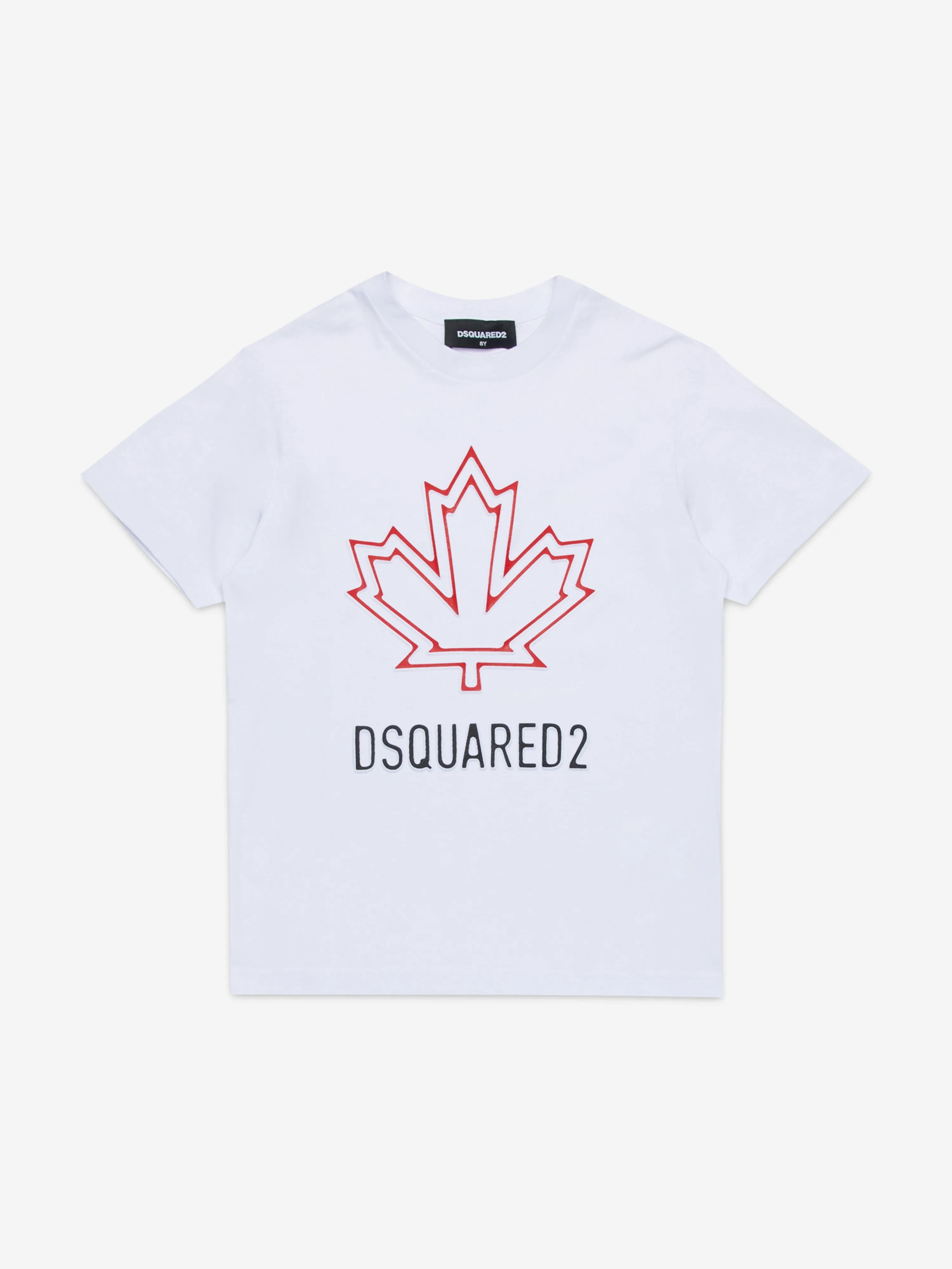 Kids Maple Leaf Logo T-Shirt in White