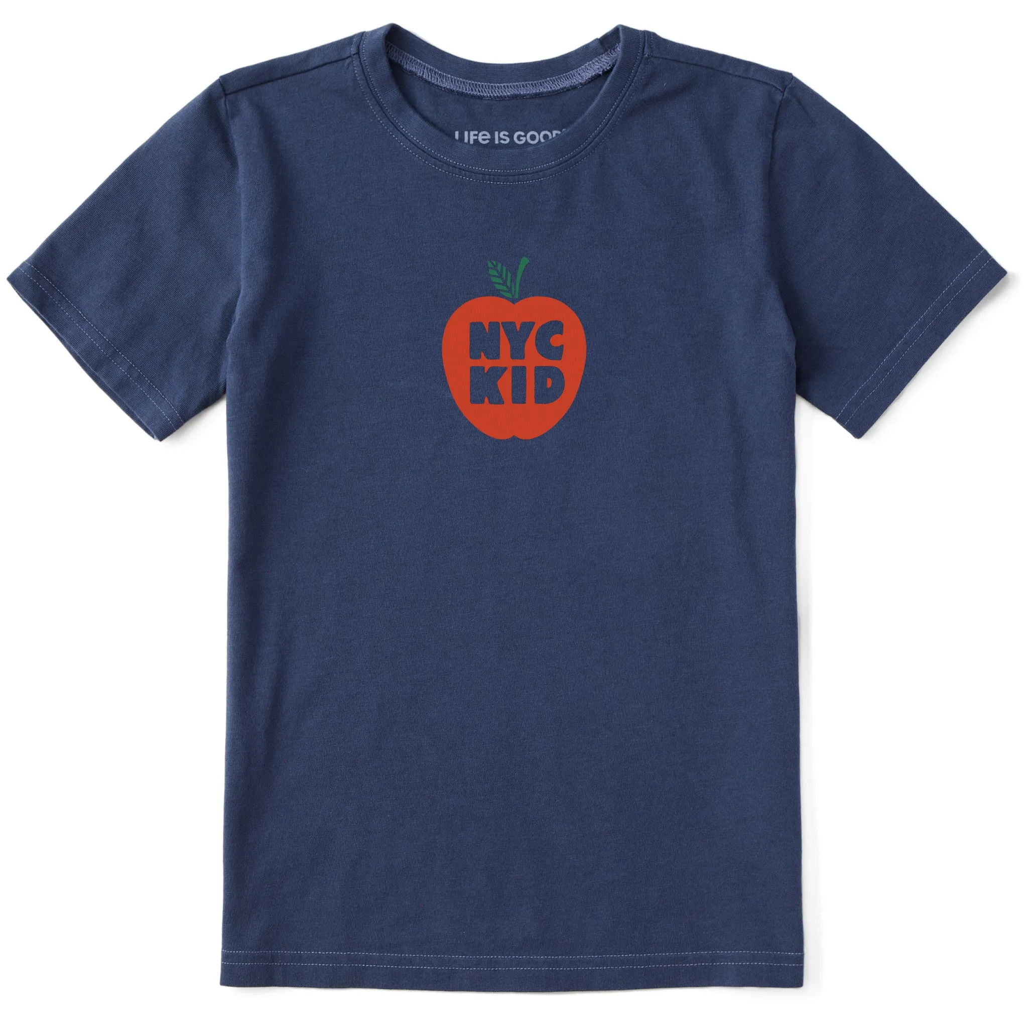 Kids NYC Kid Short Sleeve Crusher Tee Life is Good