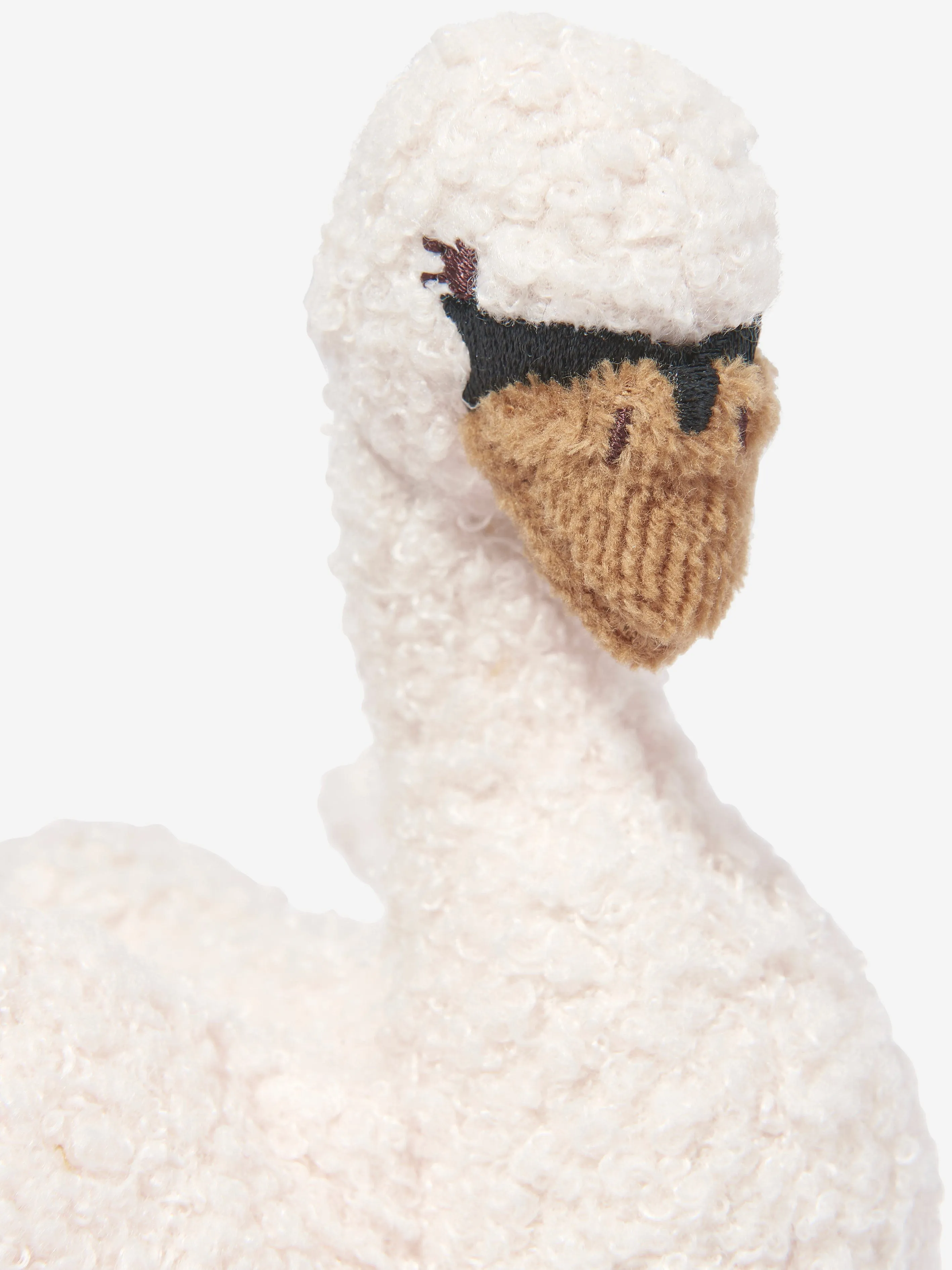Konges Sljd Baby Swan Soft Toy in White