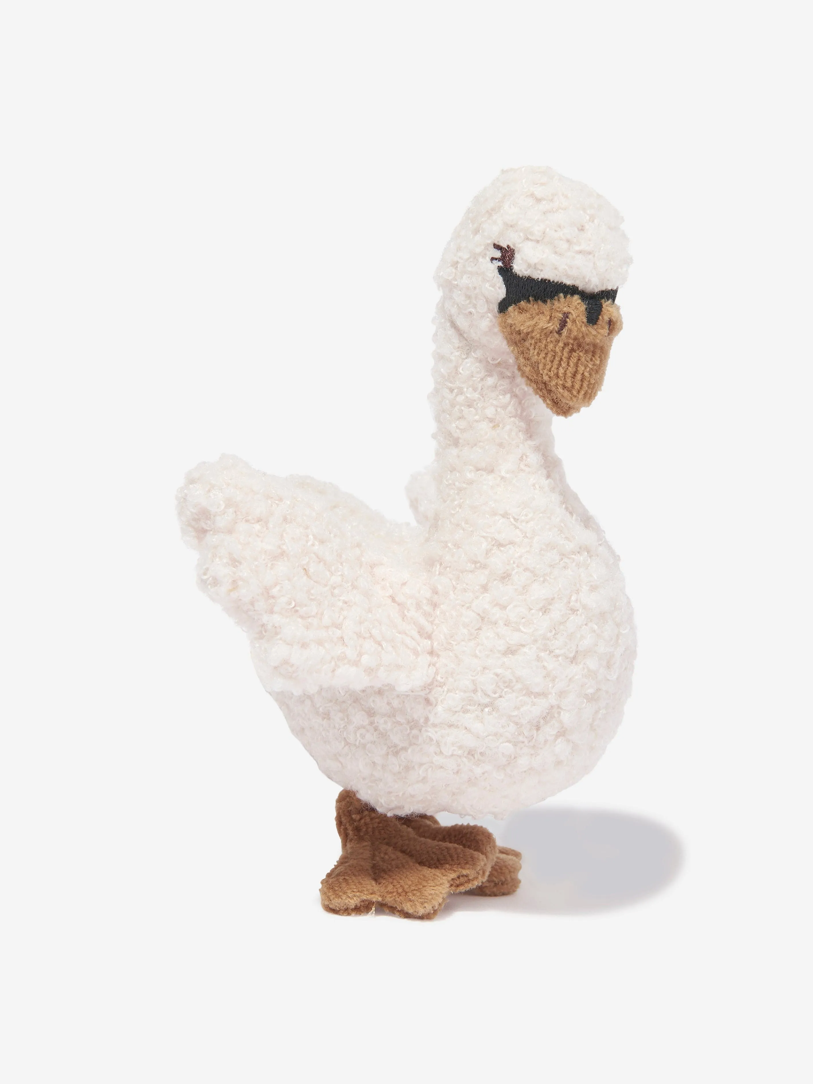 Konges Sljd Baby Swan Soft Toy in White