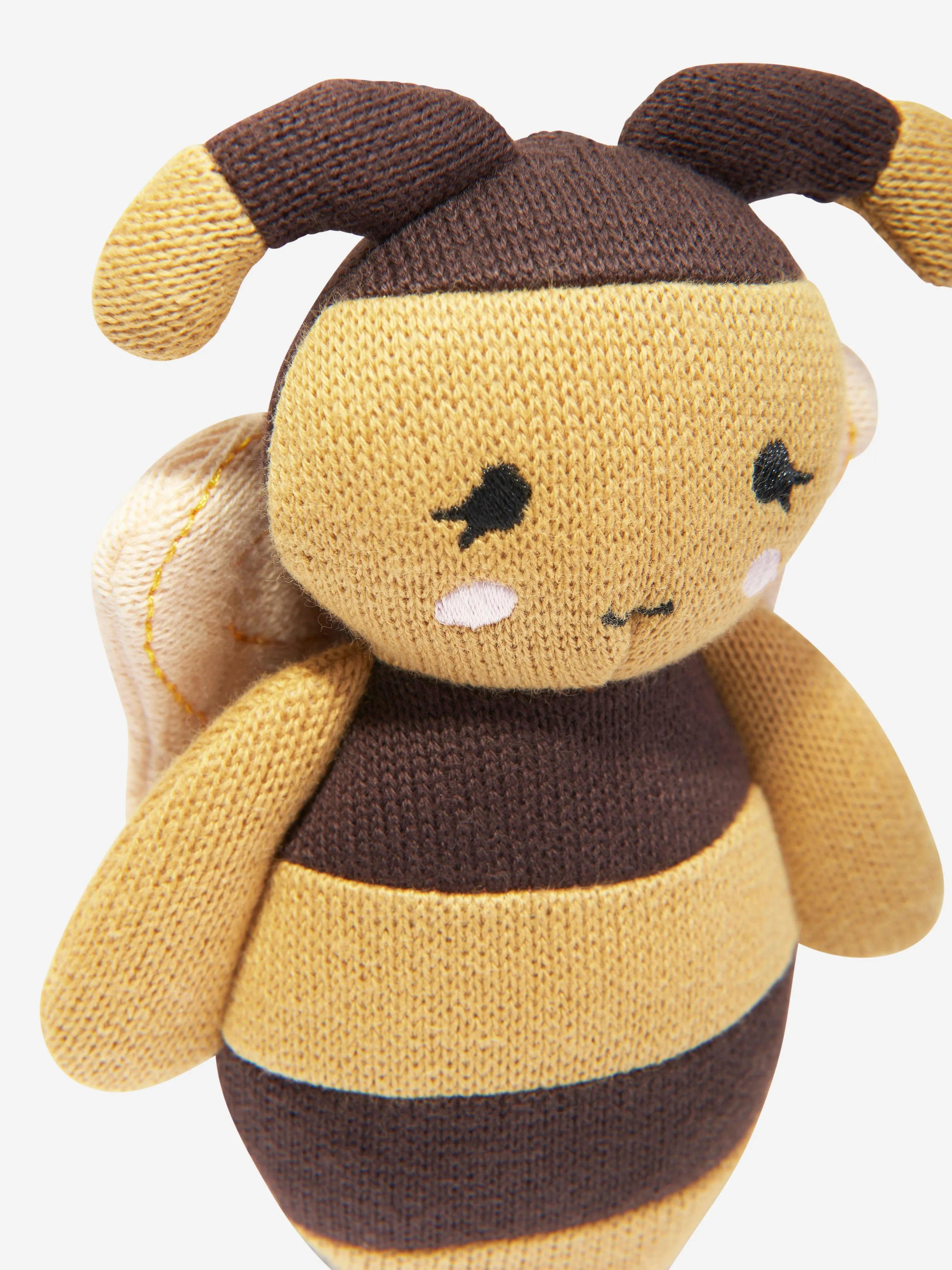 Konges Sljd Kids Bee Soft Toy in Brown