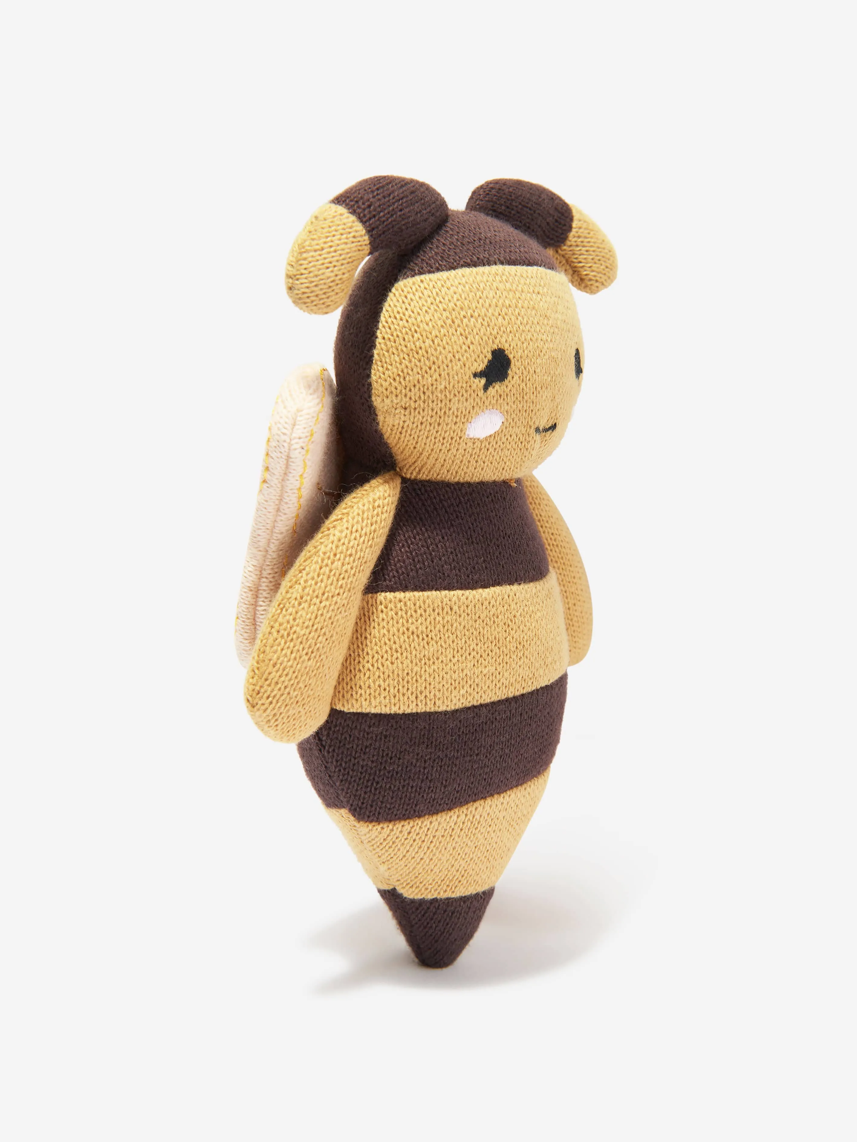 Konges Sljd Kids Bee Soft Toy in Brown