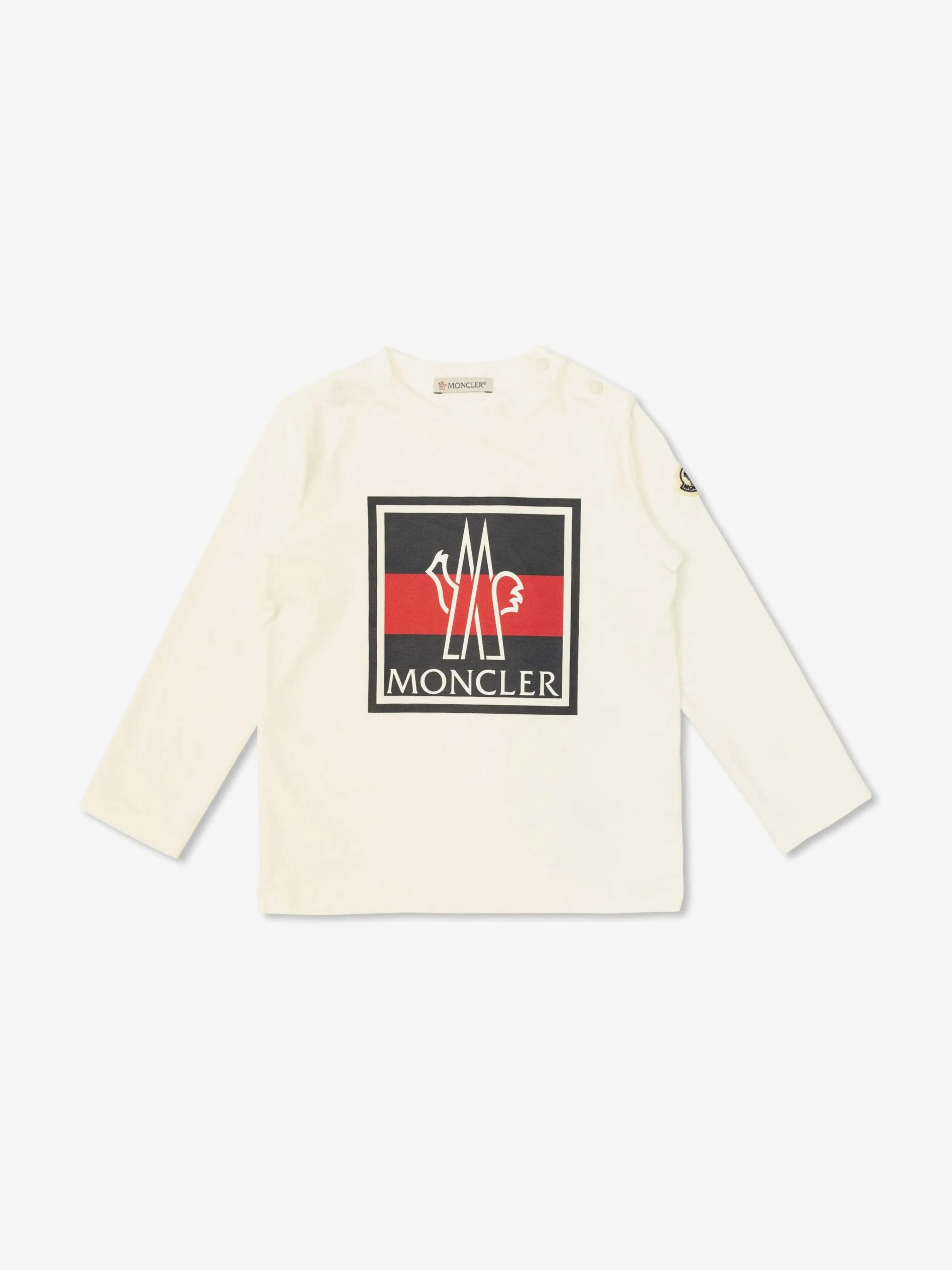 Moncler Enfant Baby Boys Long Sleeve T-Shirt in White