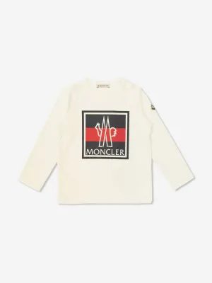 Moncler Enfant Baby Boys Long Sleeve T-Shirt in White