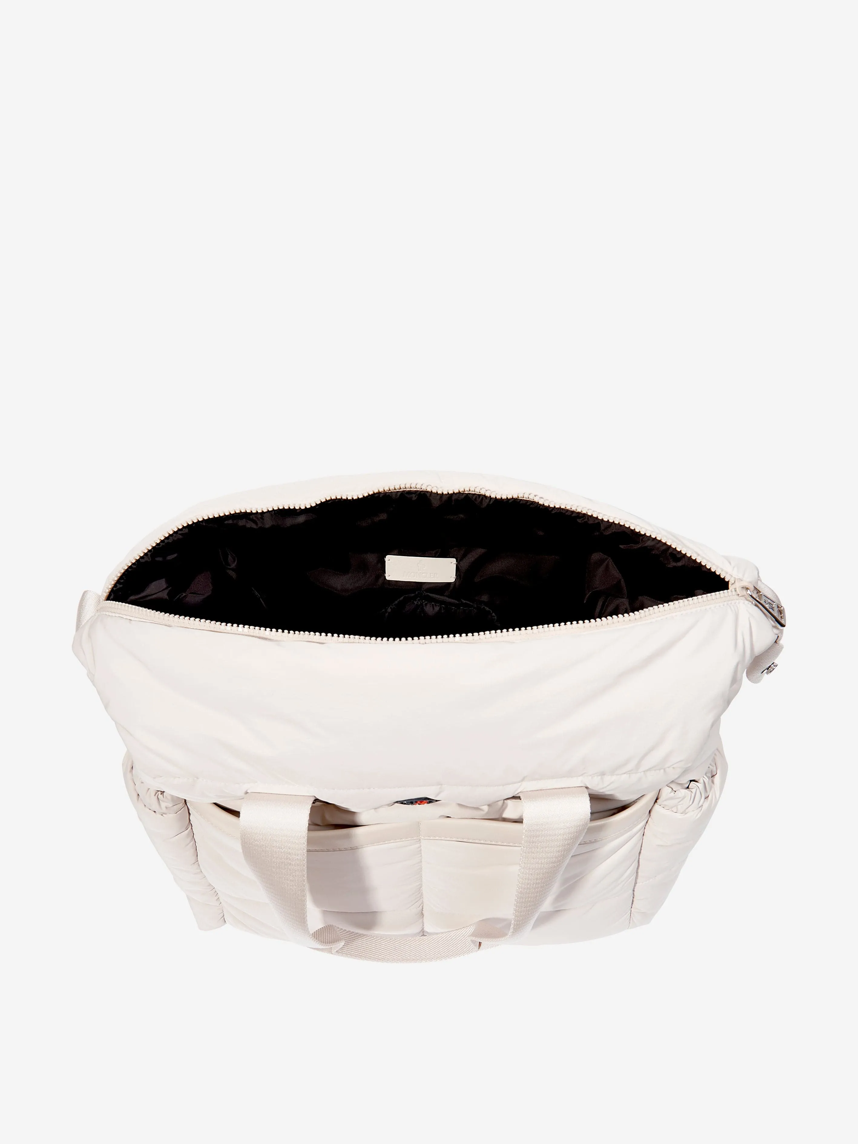 Moncler Enfant Baby Padded Changing Bag in Ivory (38cm)