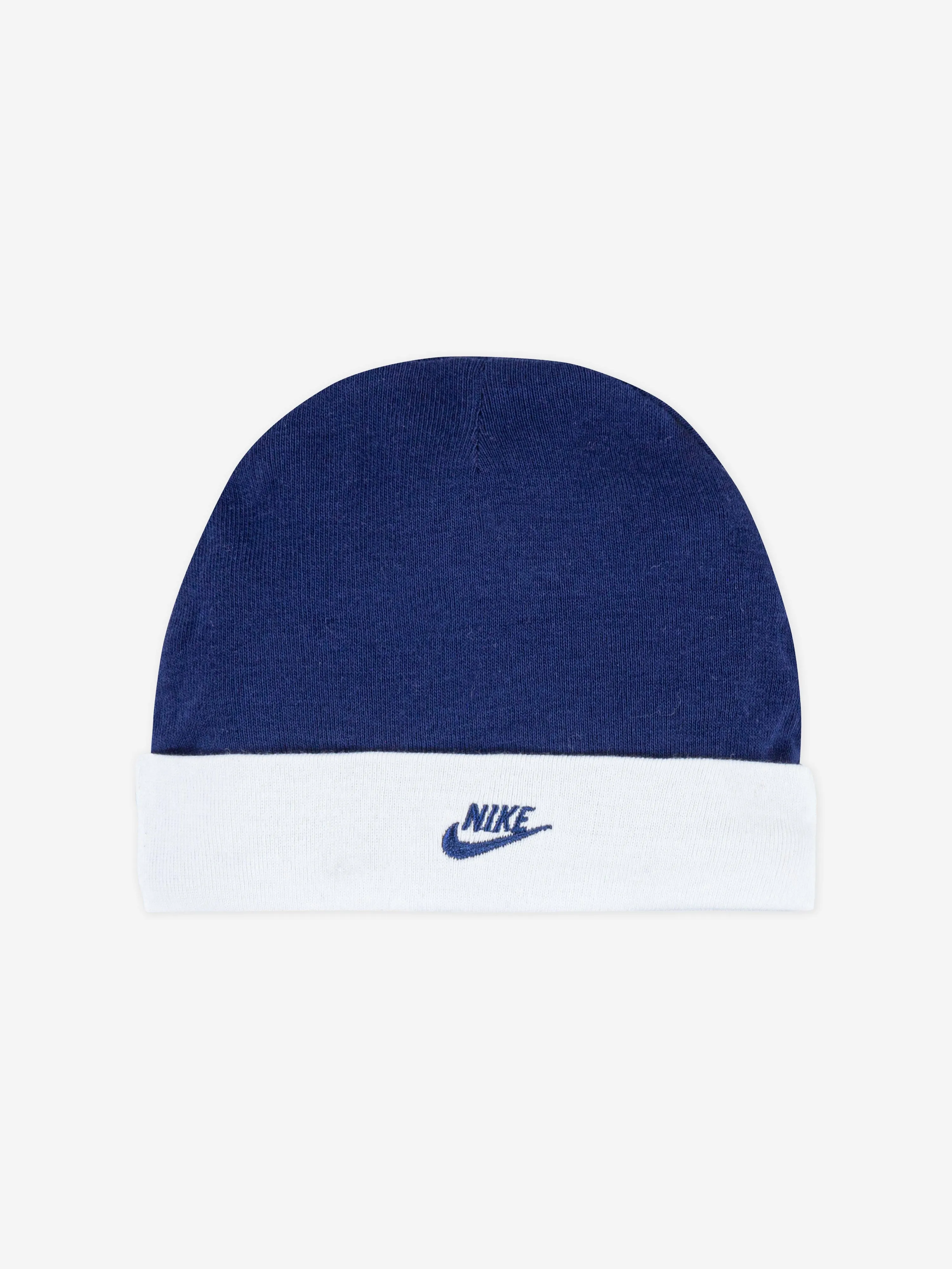 Nike Baby Boys Futura Hat and Bootie Set in Blue