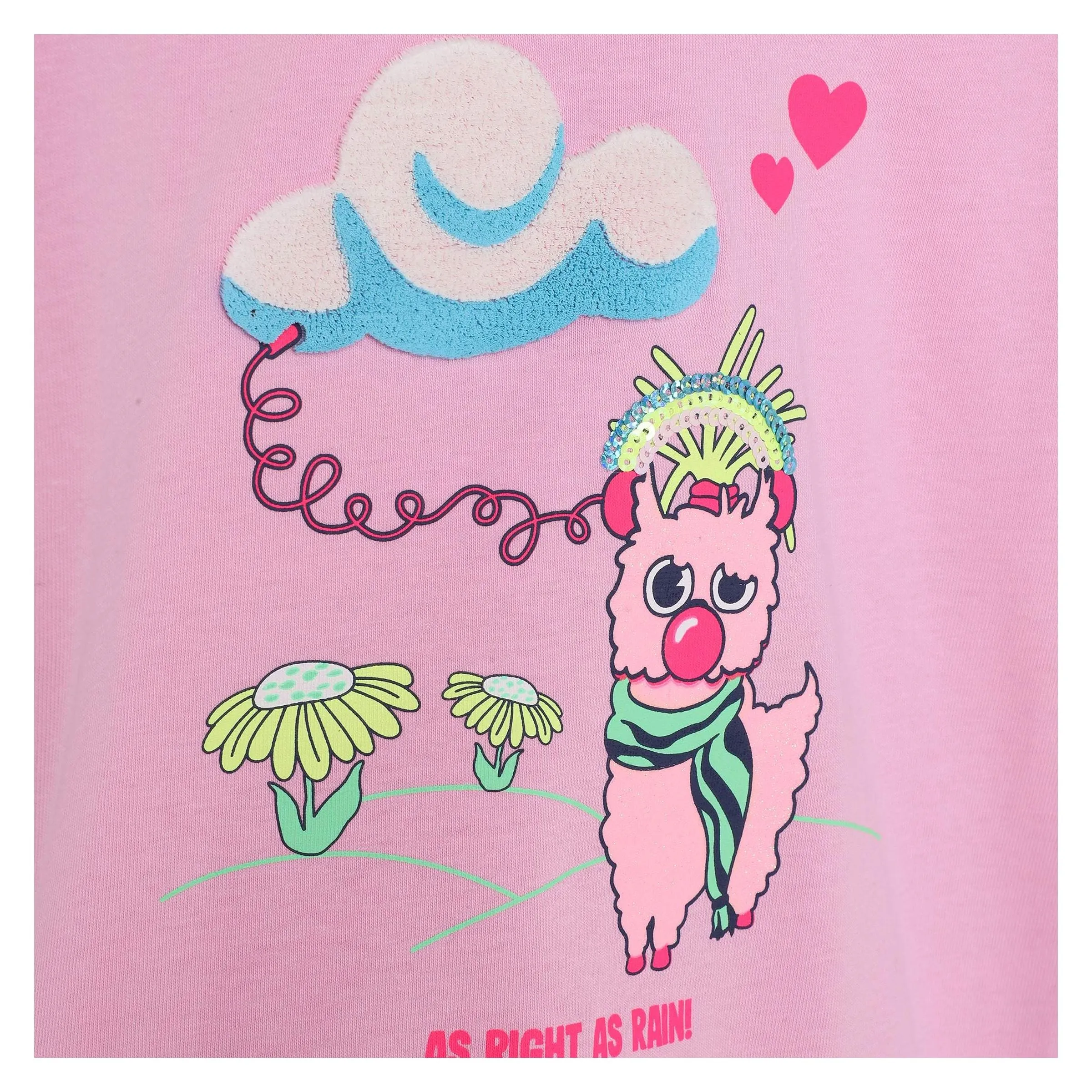 Pink Llama Graphic T-Shirt