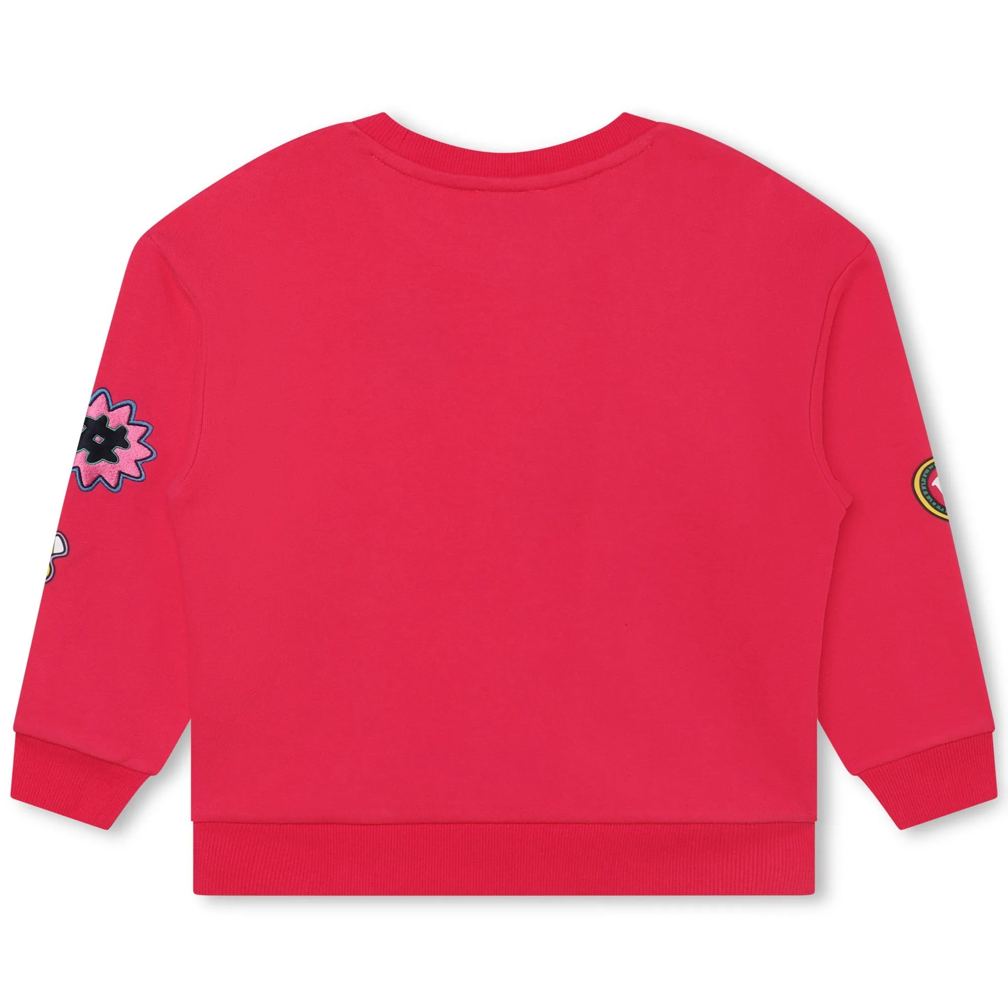 Pink Logo Patch Sweatshirt