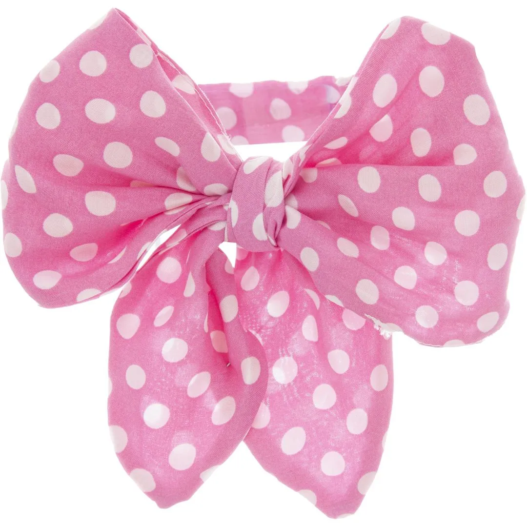 Pink St. Tropez Polka Dot Ruffle Outfit