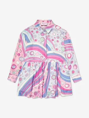 PUCCI Girls Fontane Print Dress in Pink