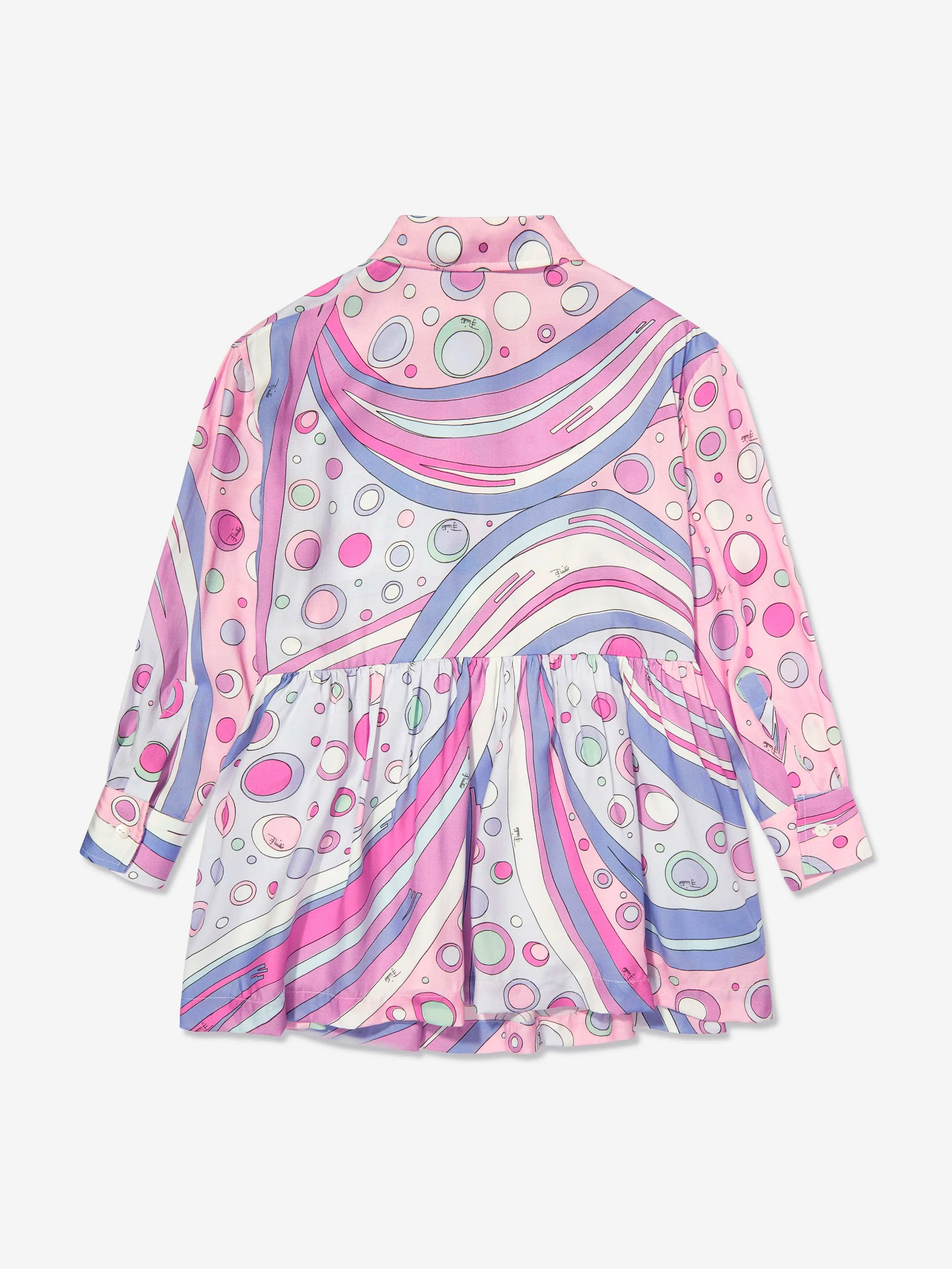 PUCCI Girls Fontane Print Dress in Pink