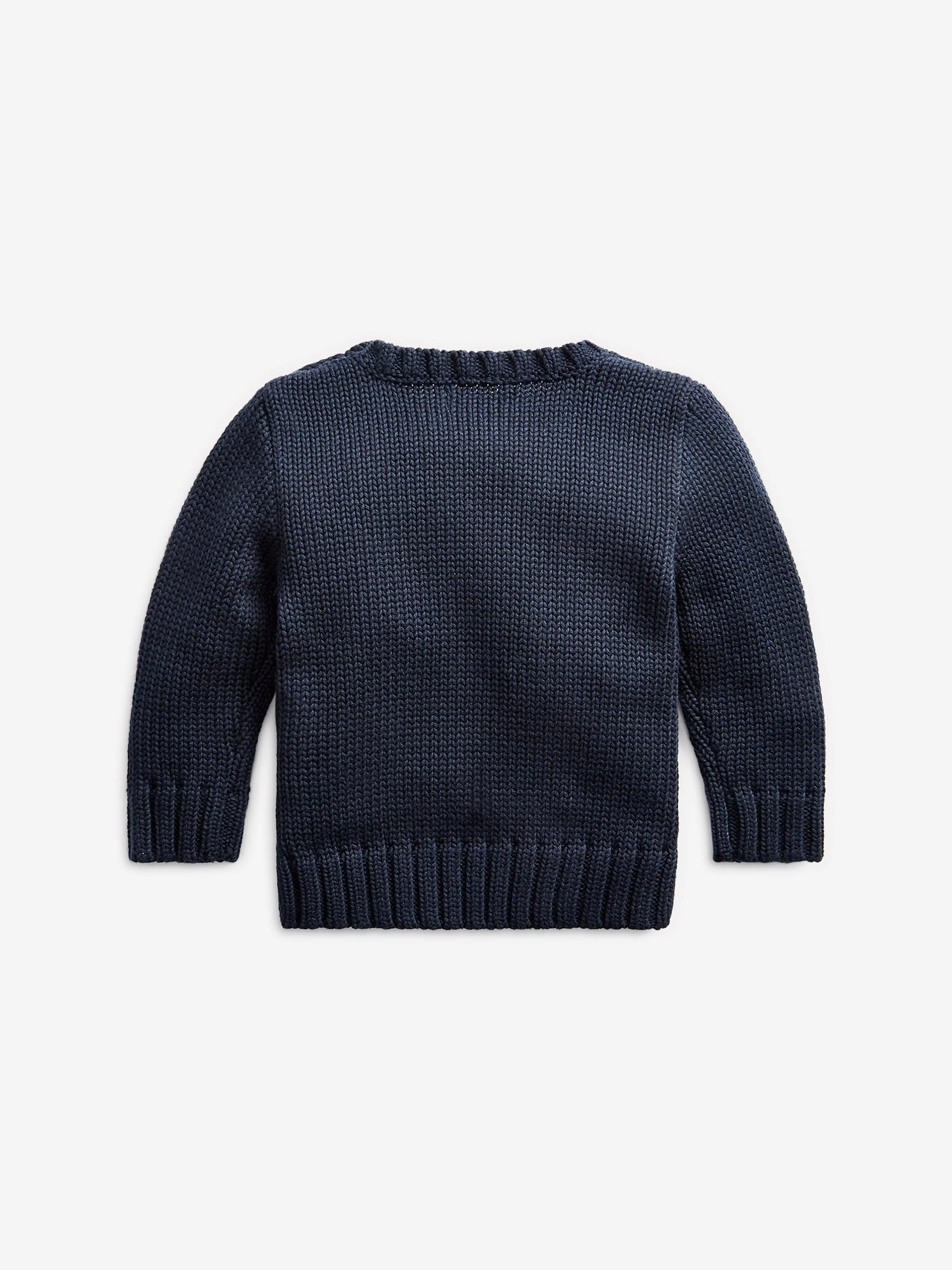 Ralph Lauren Baby Boys Cotton Flag Jumper in Navy