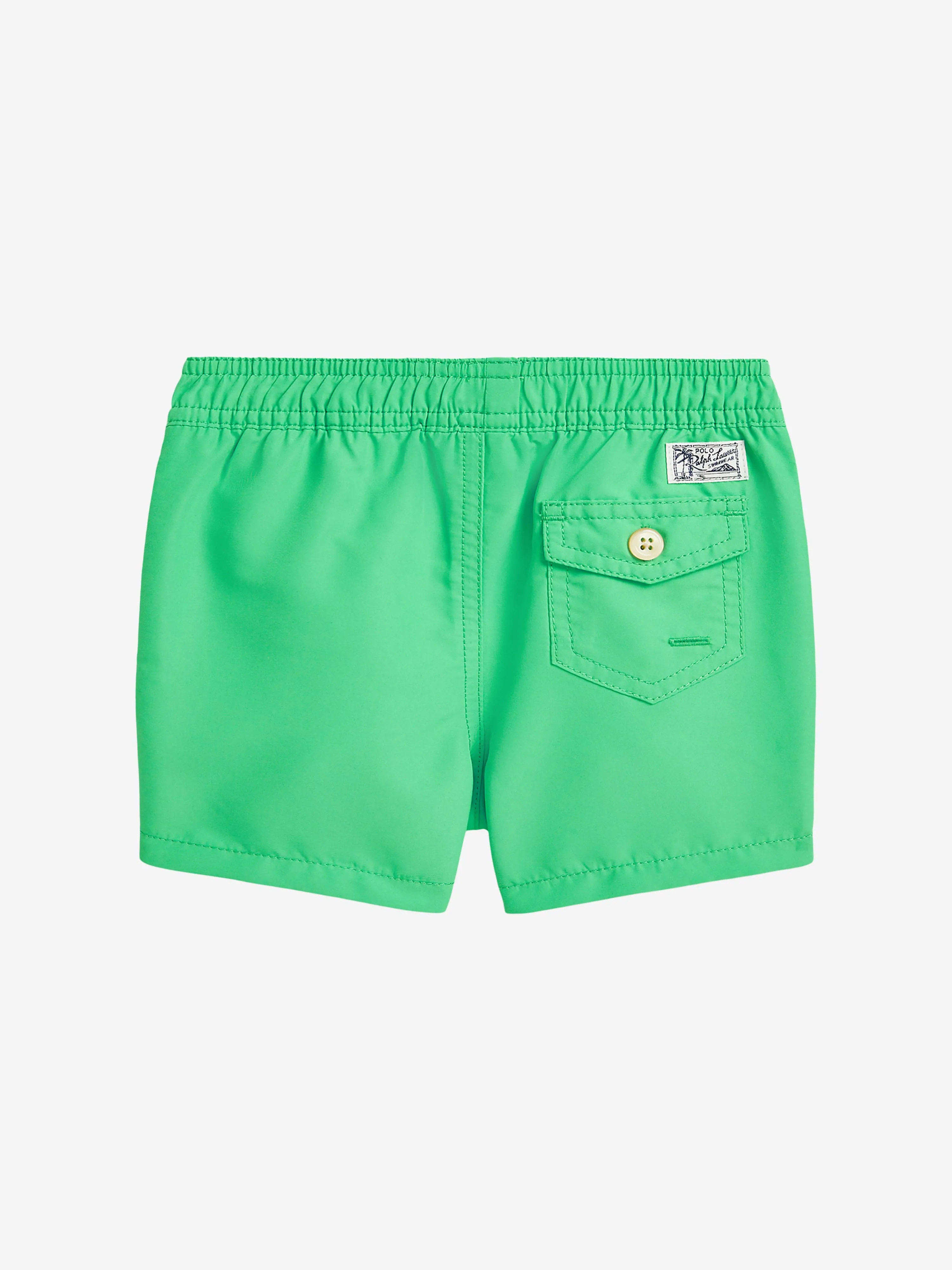 Ralph Lauren Baby Boys Logo Swim Shorts in Green