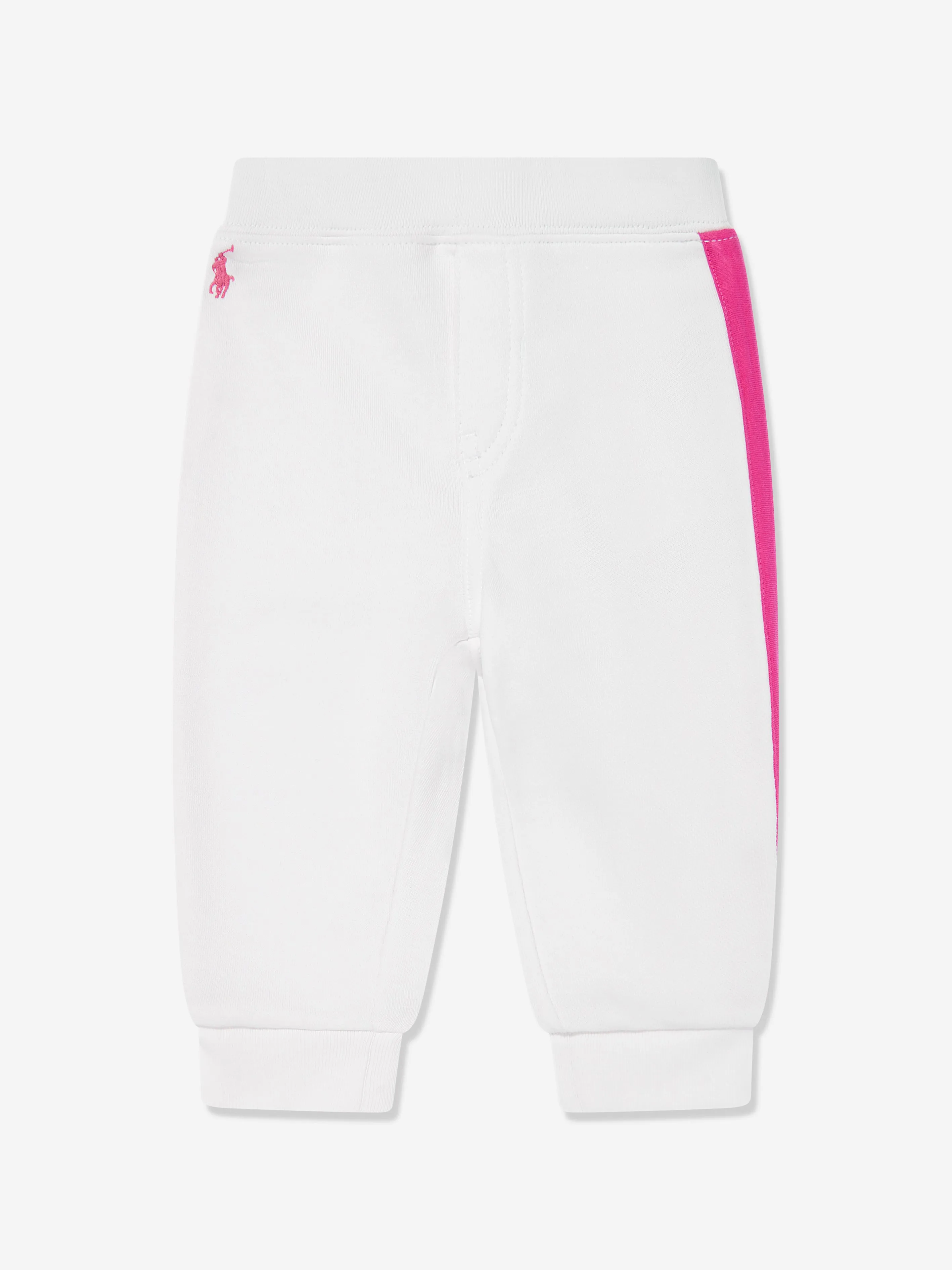 Ralph Lauren Baby Girls Big Pony Tracksuit in White