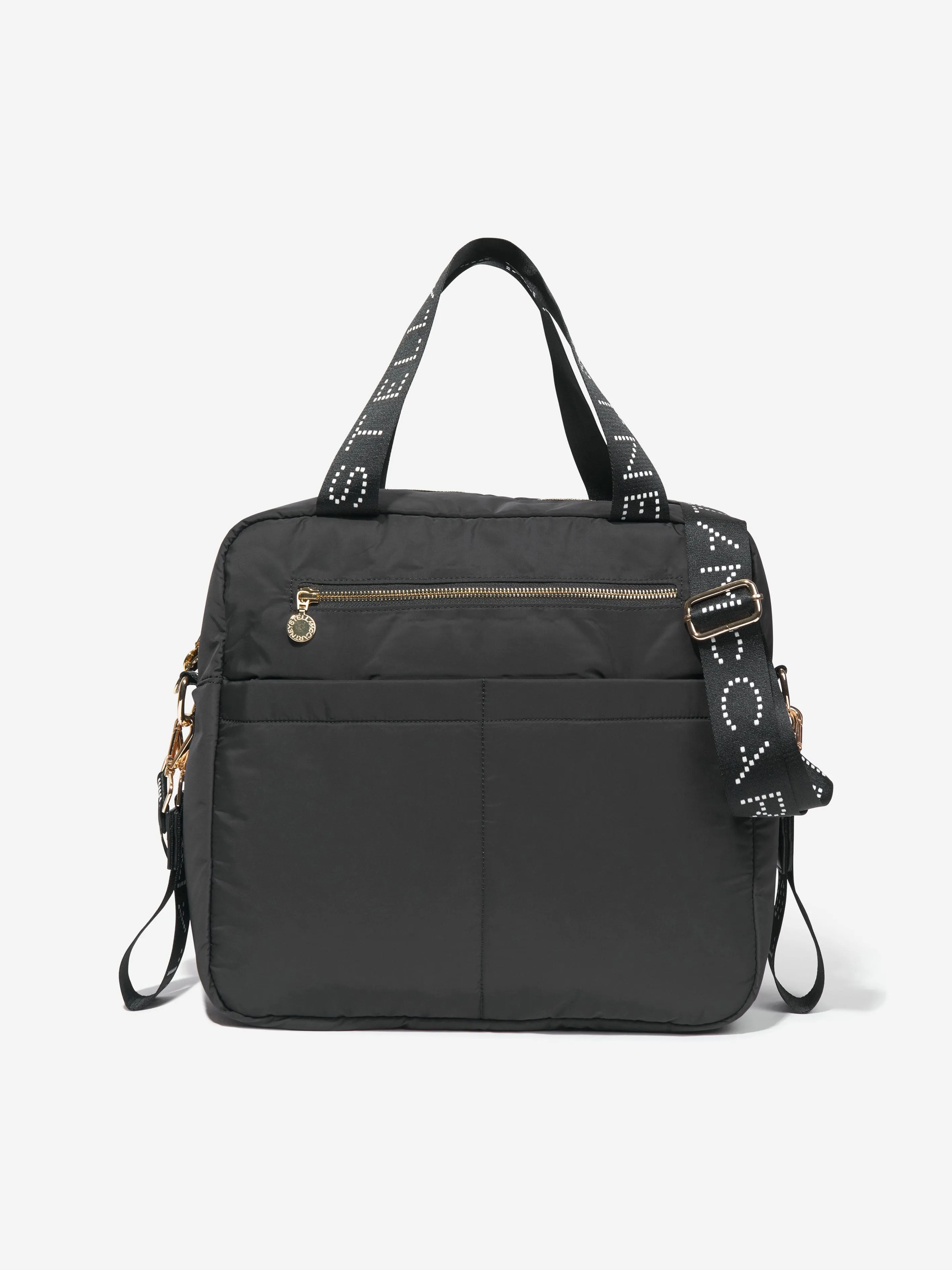 Stella McCartney Baby Logo Changing Bag in Black (36cm)