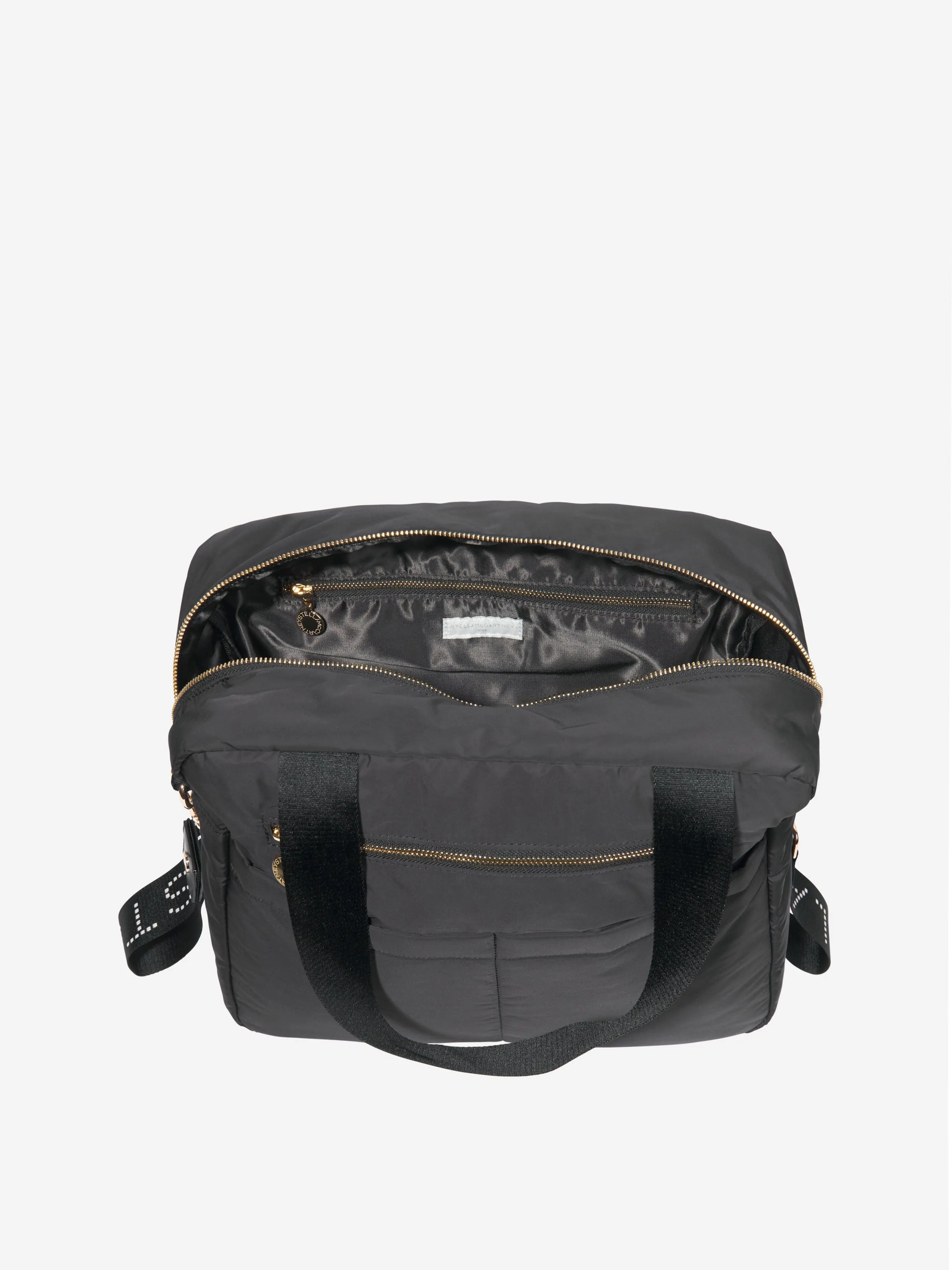 Stella McCartney Baby Logo Changing Bag in Black (36cm)