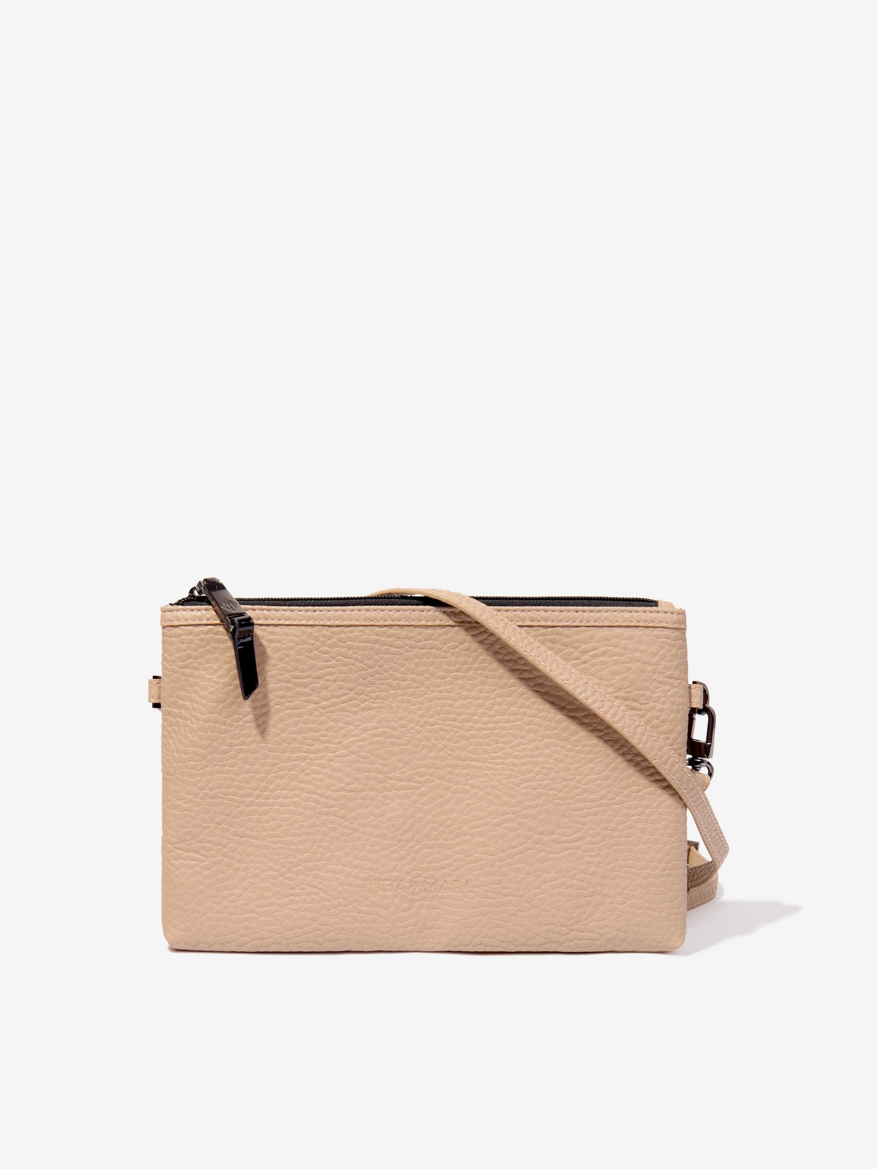 Tiba   Marl Baby Elwood Changing Backpack in Beige (42cm)