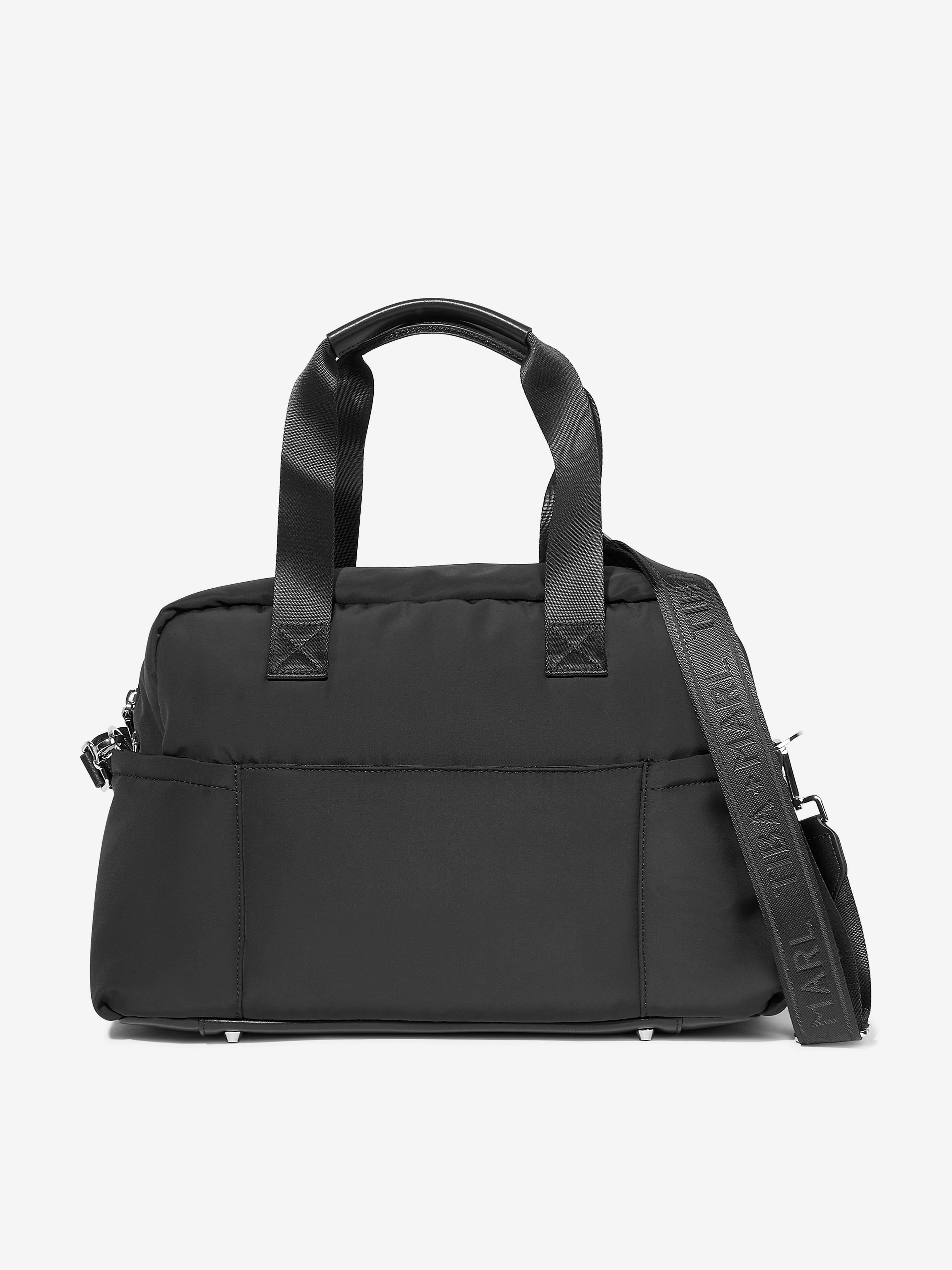 Tiba   Marl Baby Phoenix Changing Holdall Bag in Black (43cm)